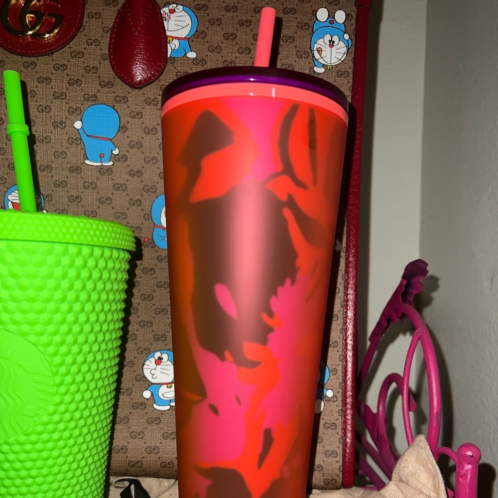 Authentic Starbucks Neon Tumbler